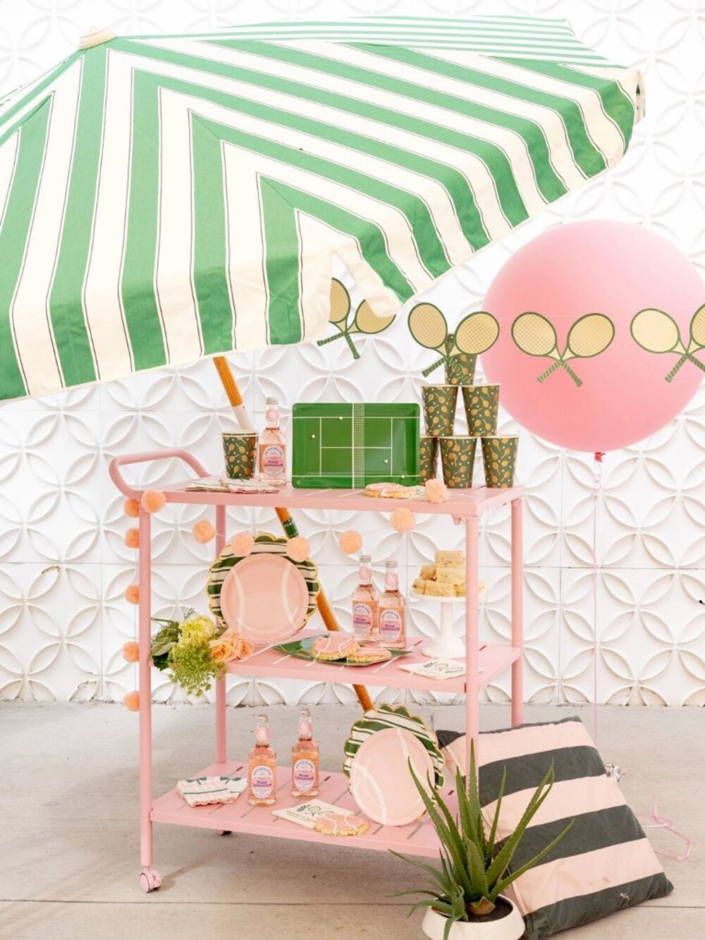 Tennis Court Theme Party Set